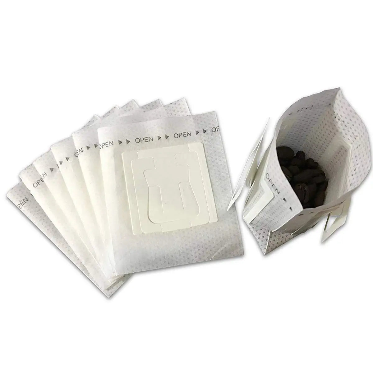 DecorBites™ Disposable Coffee Filter Cup Drip Bag, Paper Hanging Ears Pour Over Brewer